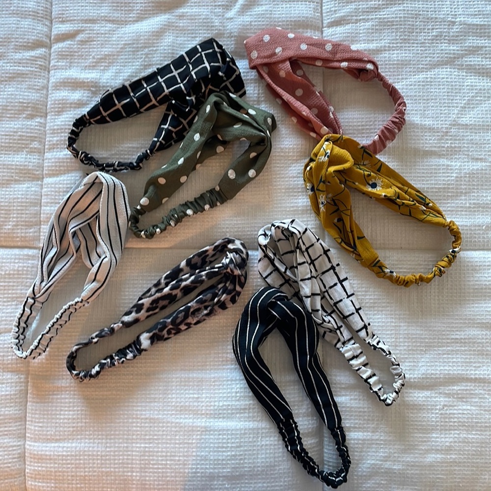 Assorted Knotted Stretchy Cloth Headbands